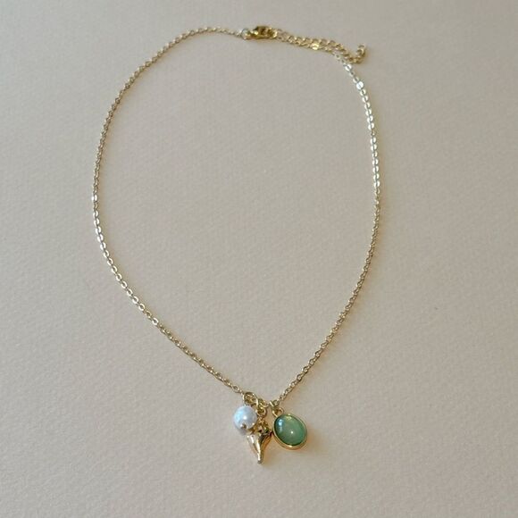 Boho necklace A879 - Picture 2 of 3